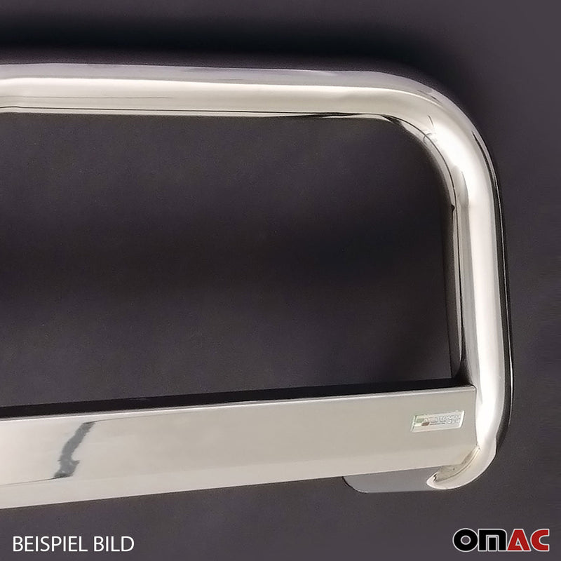 Barra di protezione anteriore per Renault Master 2019-2025 ø63mm acciaio argento 