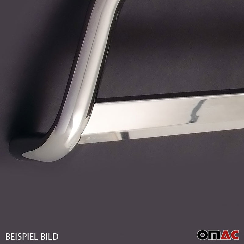 Frontbügel Frontschutzbügel für Skoda Yeti 2014-2017 ø63mm Stahl Silber Schutz