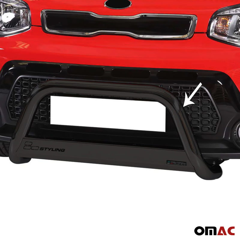 Protezione anteriore per Kia Soul 2013-2017 ø63mm acciaio nero