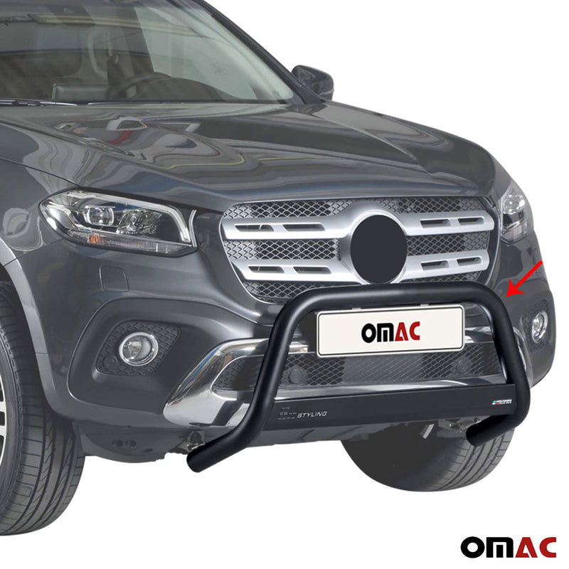 Protezione anteriore per Mercedes Classe X 2017-2020 ø63mm acciaio nero 