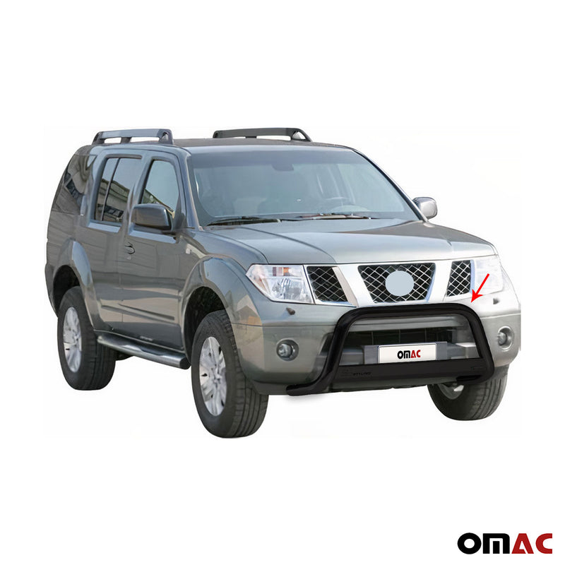 Protezione anteriore per Nissan Pathfinder 2005-2011 ø63mm acciaio nero