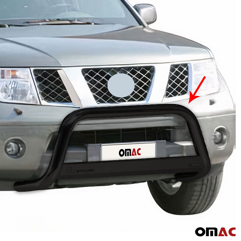 Protezione anteriore per Nissan Pathfinder 2005-2011 ø63mm acciaio nero