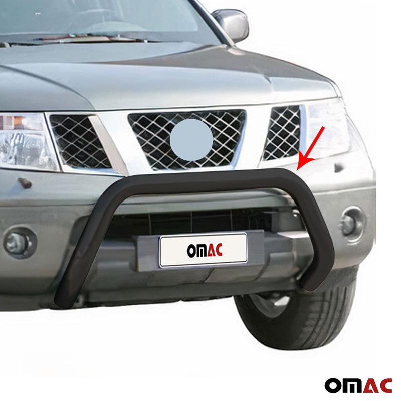 Protezione anteriore per Nissan Pathfinder 2005-2011 ø76mm acciaio nero