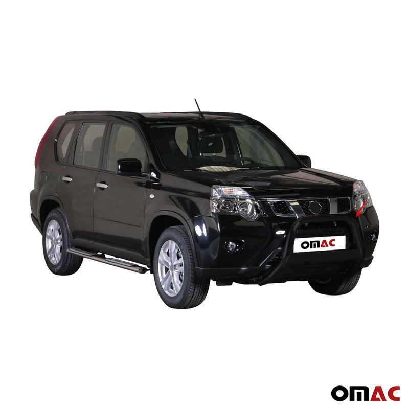 Barra di protezione anteriore per Nissan X-Trail 2011-2014 ø63mm acciaio nero