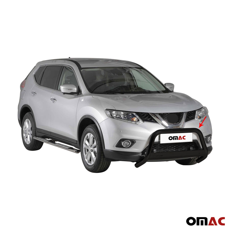 Protezione anteriore per Nissan X-Trail 2015-2017 ø63mm acciaio nero