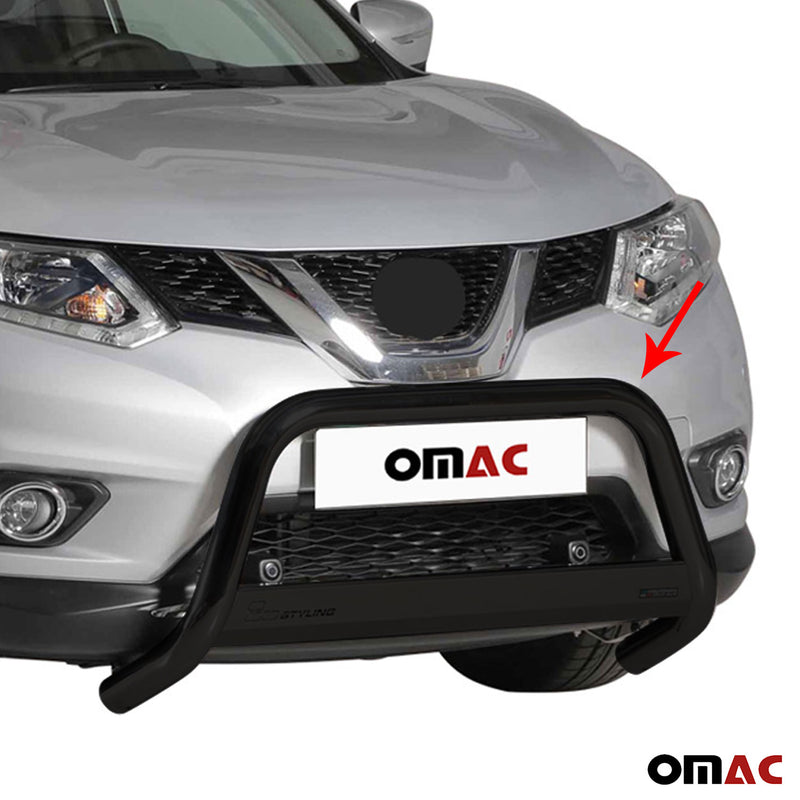 Protezione anteriore per Nissan X-Trail 2015-2017 ø63mm acciaio nero