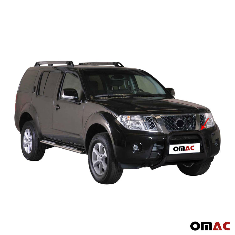 Protezione anteriore per Nissan Pathfinder 2010-2013 ø63mm acciaio nero