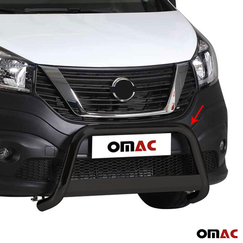 Protezione anteriore per Nissan NV300 2016-2021 ø63mm acciaio nero