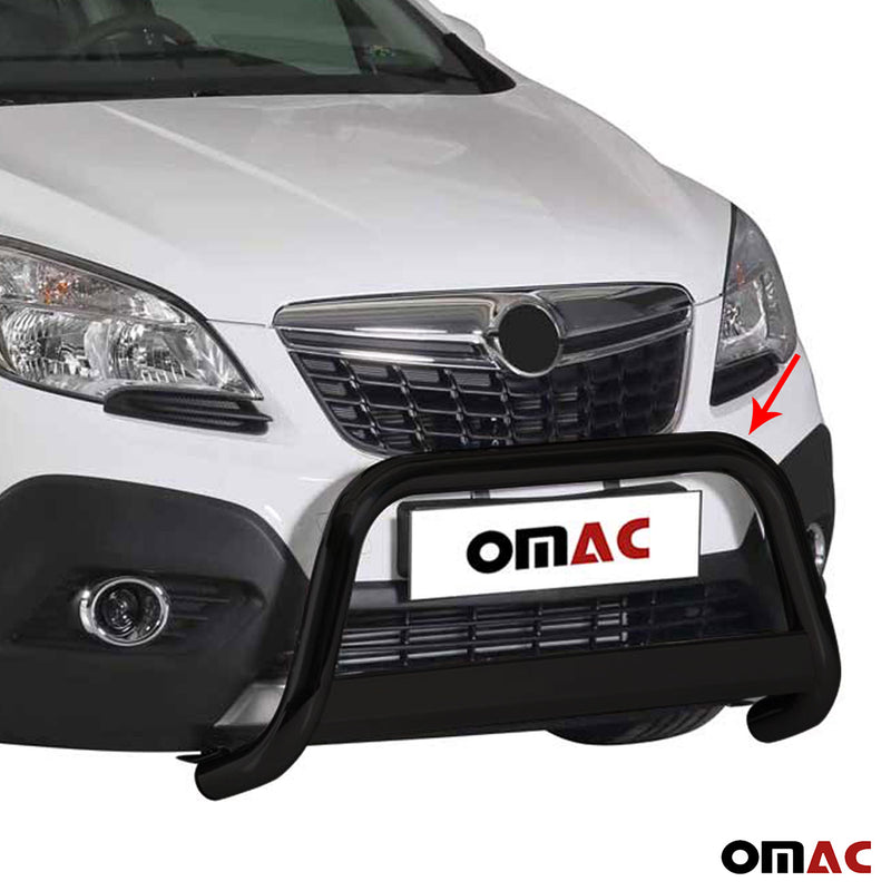 Protezione anteriore per Opel Mokka 2012-2016 ø63mm acciaio nero