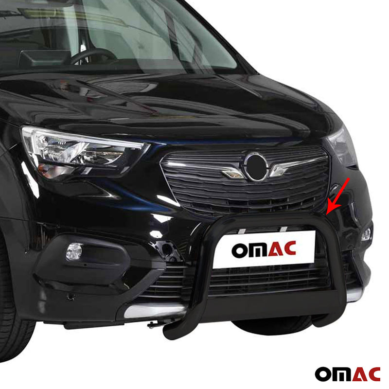 Protezione anteriore per Opel Combo 2018-2025 ø63mm acciaio nero