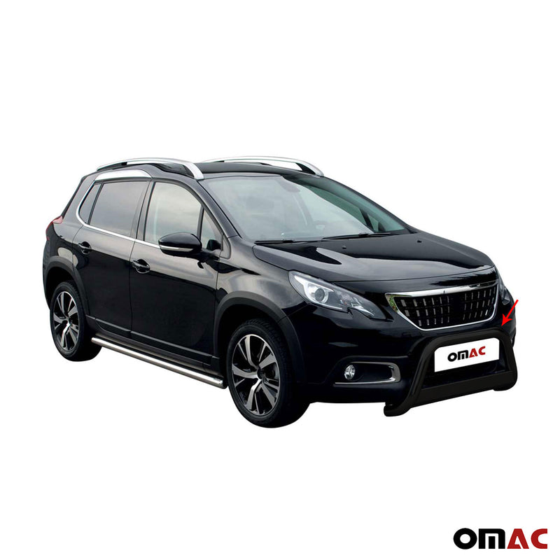 Protezione anteriore per Peugeot 2008 2016-2019 ø63mm acciaio nero