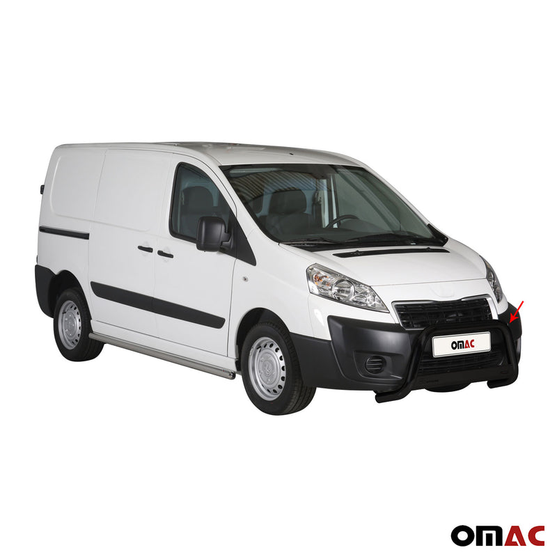 Protezione anteriore per Peugeot Expert 2012-2016 ø63mm acciaio nero