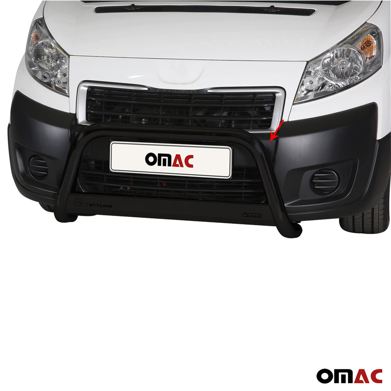 Protezione anteriore per Peugeot Expert 2012-2016 ø63mm acciaio nero