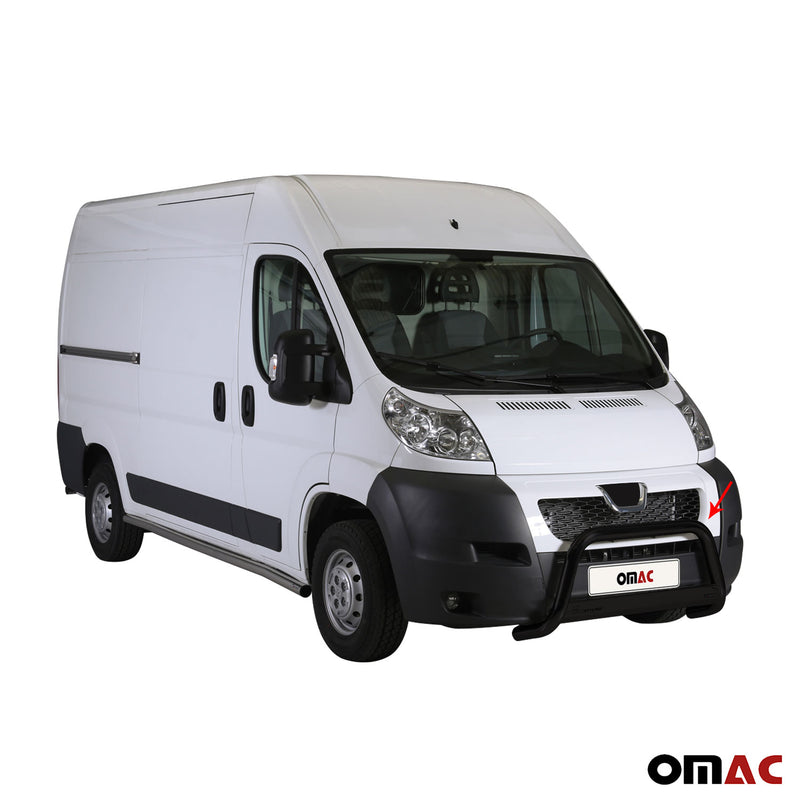 Protezione anteriore per Peugeot Boxer 2006-2013 ø63mm acciaio nero