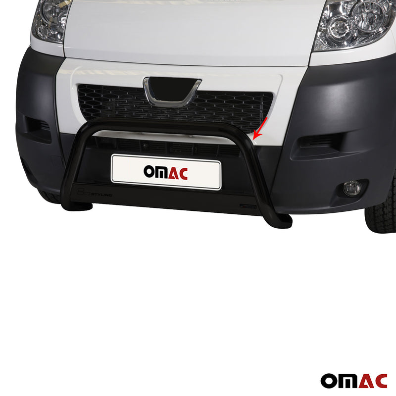 Protezione anteriore per Peugeot Boxer 2006-2013 ø63mm acciaio nero