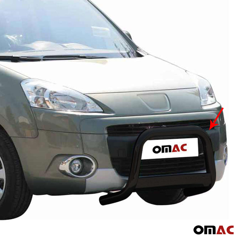 Protezione anteriore per Peugeot Partner 2008-2015 ø63mm acciaio nero