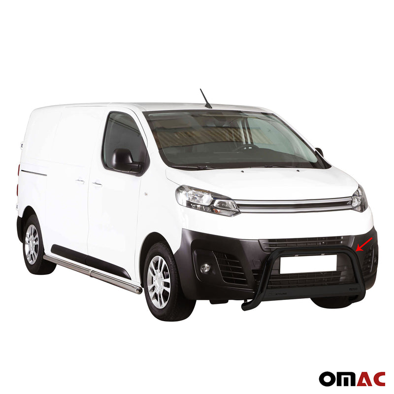 Barra di protezione anteriore per Citroen Jumpy 2016-2025 ø63mm acciaio nero 