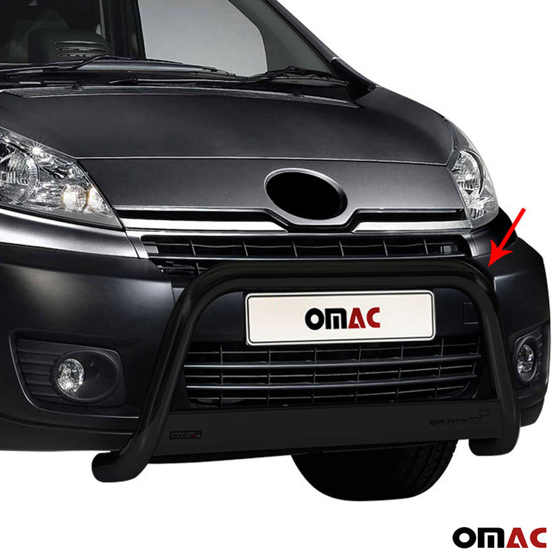 Barra di protezione anteriore per Toyota Proace 2013-2016 ø63mm acciaio nero 