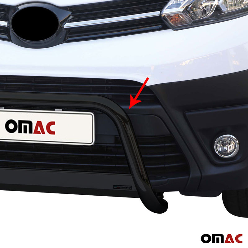 Barra di protezione anteriore per Toyota Proace Verso 2016-2019 ø63mm Nero 