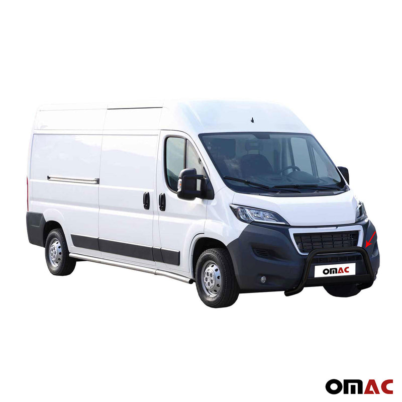 Protezione anteriore per Peugeot Boxer 2014-2025 ø63mm Nero Protezione