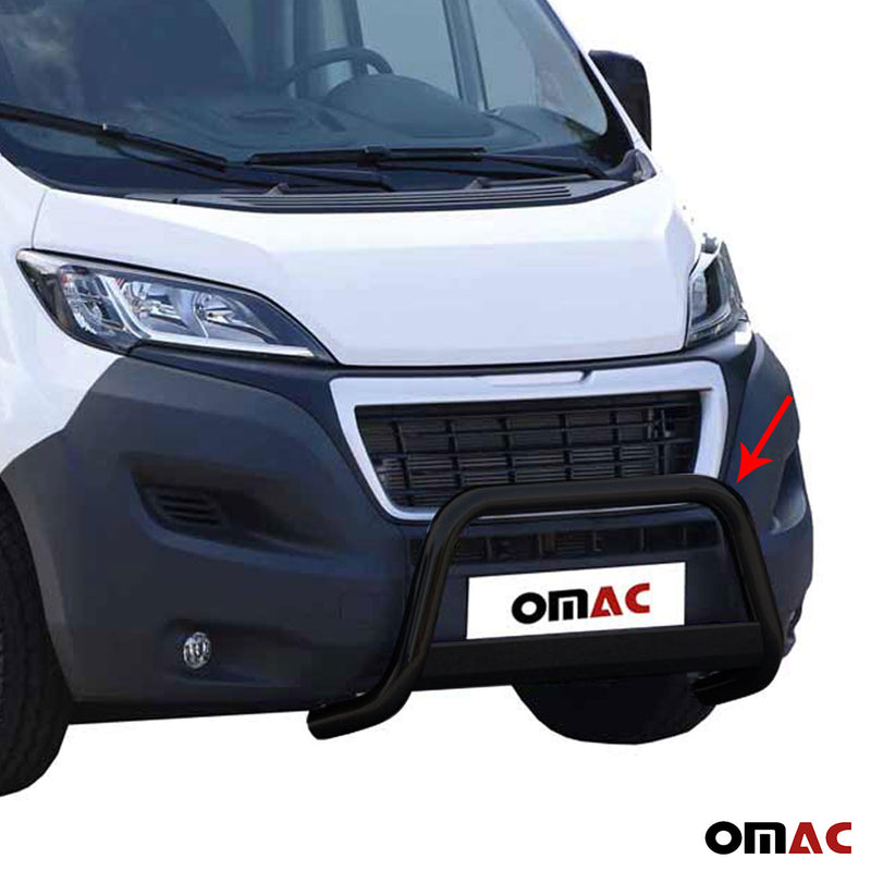 Protezione anteriore per Peugeot Boxer 2014-2025 ø63mm Nero Protezione