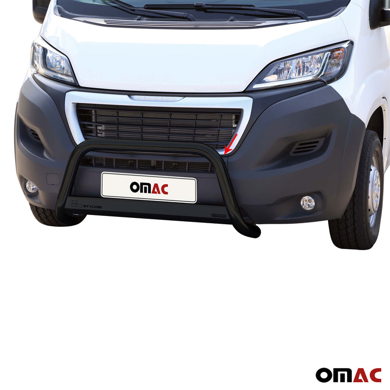 Protezione anteriore per Peugeot Boxer 2014-2025 ø63mm Nero Protezione