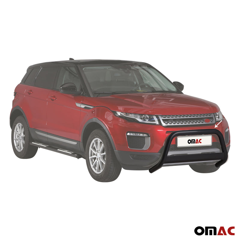 Barra di protezione anteriore per Range Rover Evoque 2016-2021 ø63mm acciaio nero 