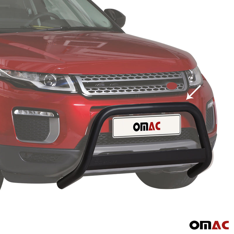 Barra di protezione anteriore per Range Rover Evoque 2016-2021 ø63mm acciaio nero 