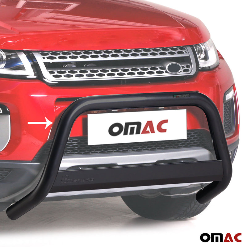 Barra di protezione anteriore per Range Rover Evoque 2016-2021 ø63mm acciaio nero 