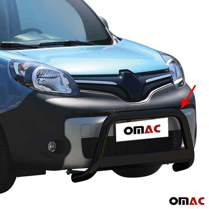 Barra di protezione anteriore per Renault Kangoo 2014-2021 ø63mm acciaio nero 