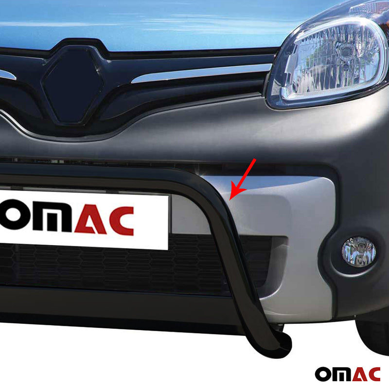 Barra di protezione anteriore per Renault Kangoo 2014-2021 ø63mm acciaio nero 