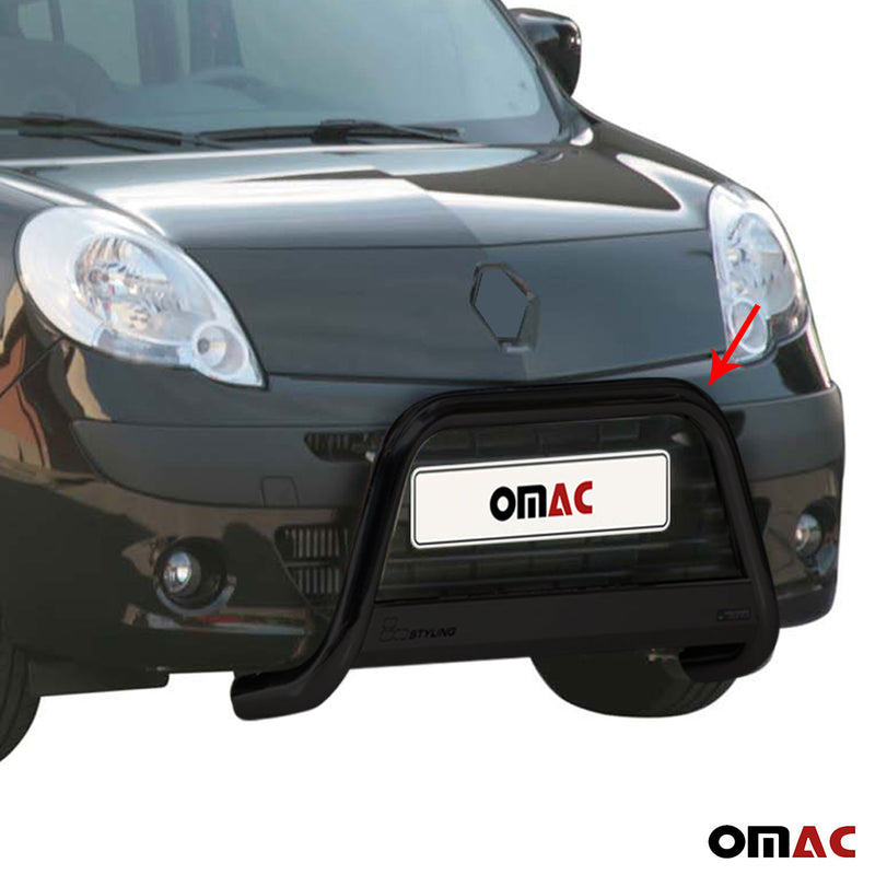 Barra di protezione anteriore per Renault Kangoo 2008-2013 ø63mm acciaio nero 