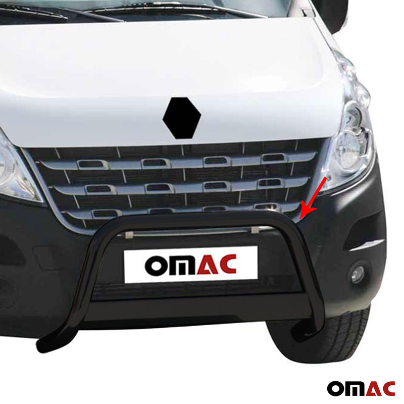 Protezione anteriore per Renault Master 2010-2018 ø63mm acciaio nero 