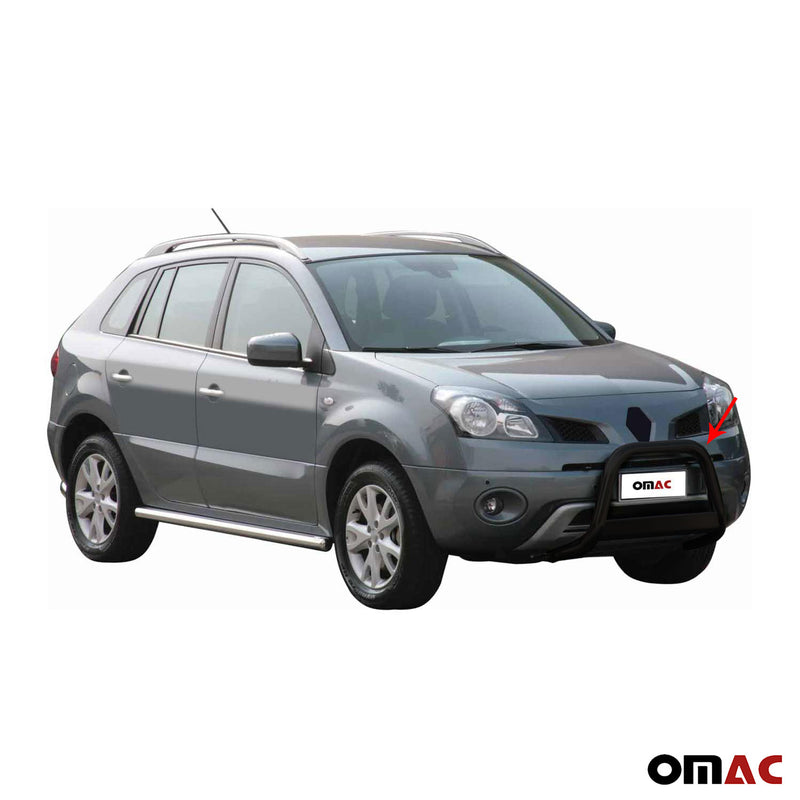 Barra di protezione anteriore per Renault Koleos 2008-2011 ø63mm acciaio nero 
