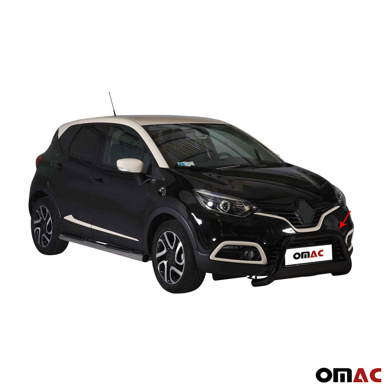 Barra di protezione anteriore per Renault Captur 2013-2017 ø63mm acciaio nero 