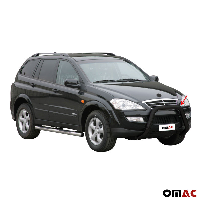 Frontbügel Frontschutzbügel für Ssangyong Kyron 2007-2014 ø76mm Stahl Schwarz