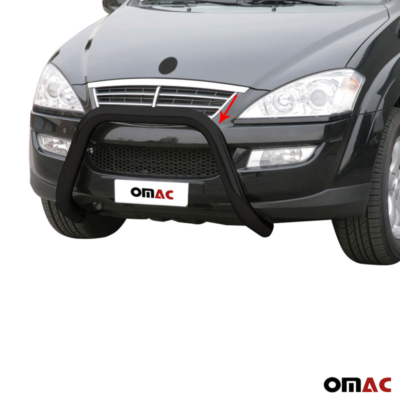 Frontbügel Frontschutzbügel für Ssangyong Kyron 2007-2014 ø76mm Stahl Schwarz