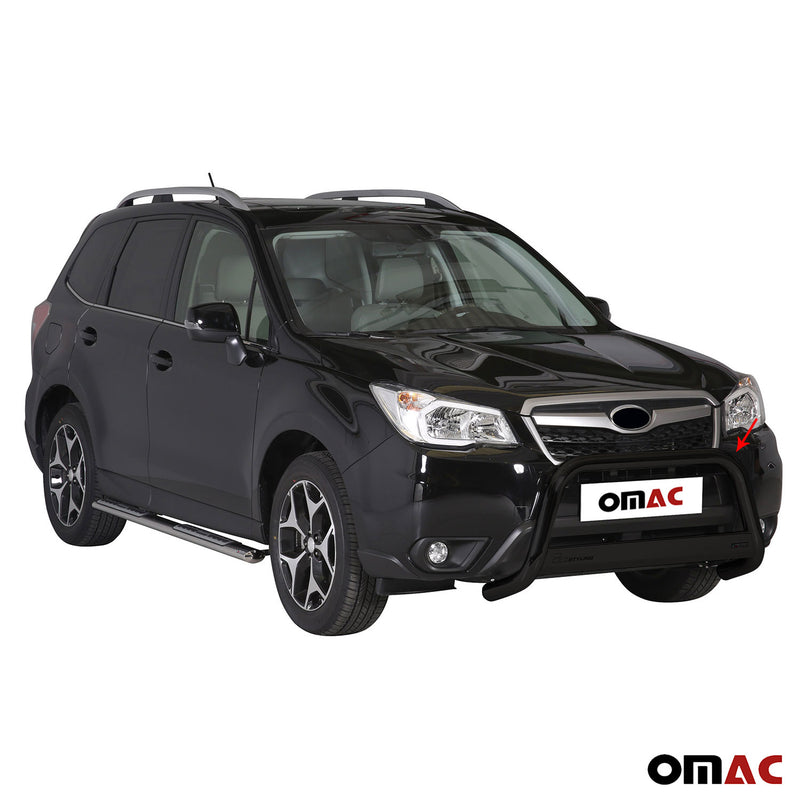 Protezione anteriore per Subaru Forester 2013-2015 ø63mm acciaio nero 
