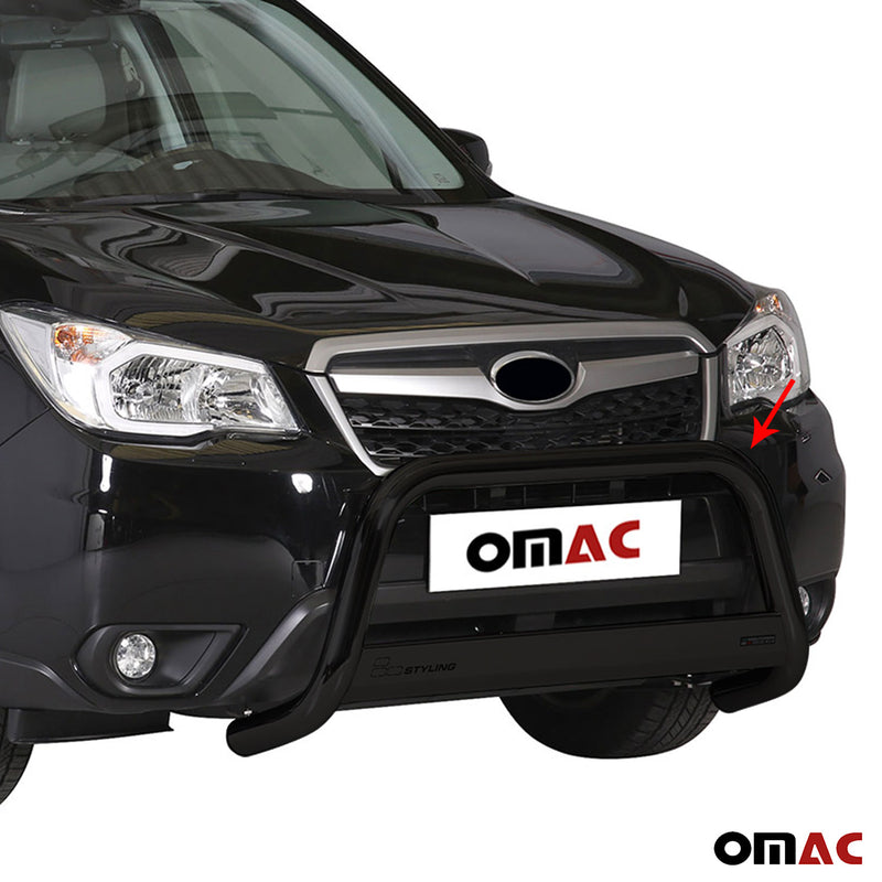 Protezione anteriore per Subaru Forester 2013-2015 ø63mm acciaio nero 