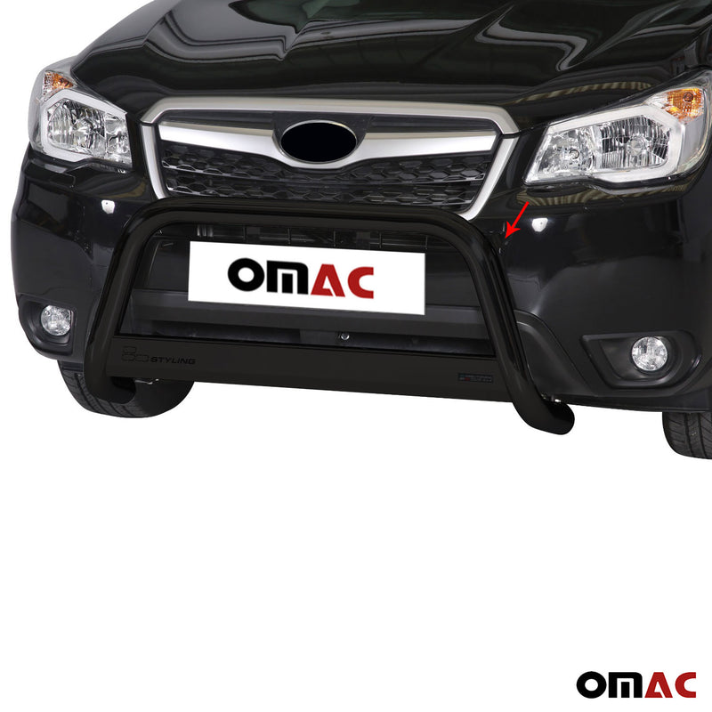 Protezione anteriore per Subaru Forester 2013-2015 ø63mm acciaio nero 