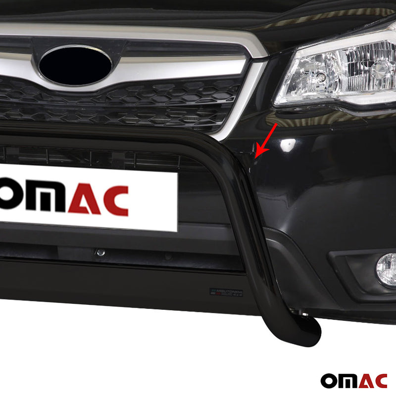 Protezione anteriore per Subaru Forester 2013-2015 ø63mm acciaio nero 