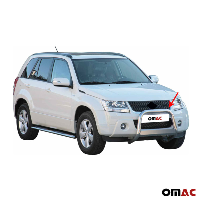 Protezione anteriore per Suzuki Grand Vitara 2009-2011 ø63mm acciaio argento 
