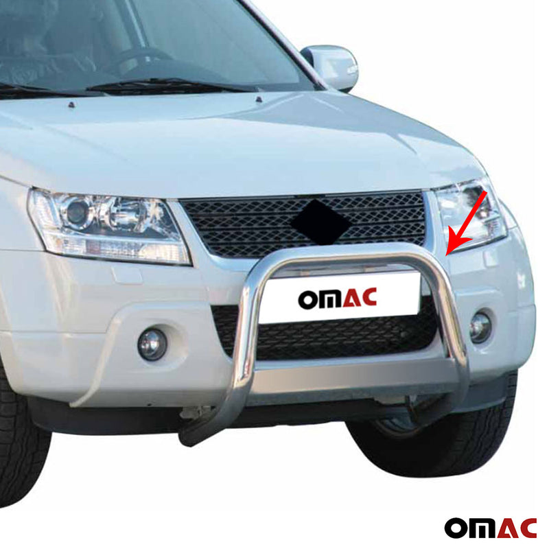 Protezione anteriore per Suzuki Grand Vitara 2009-2011 ø63mm acciaio argento 