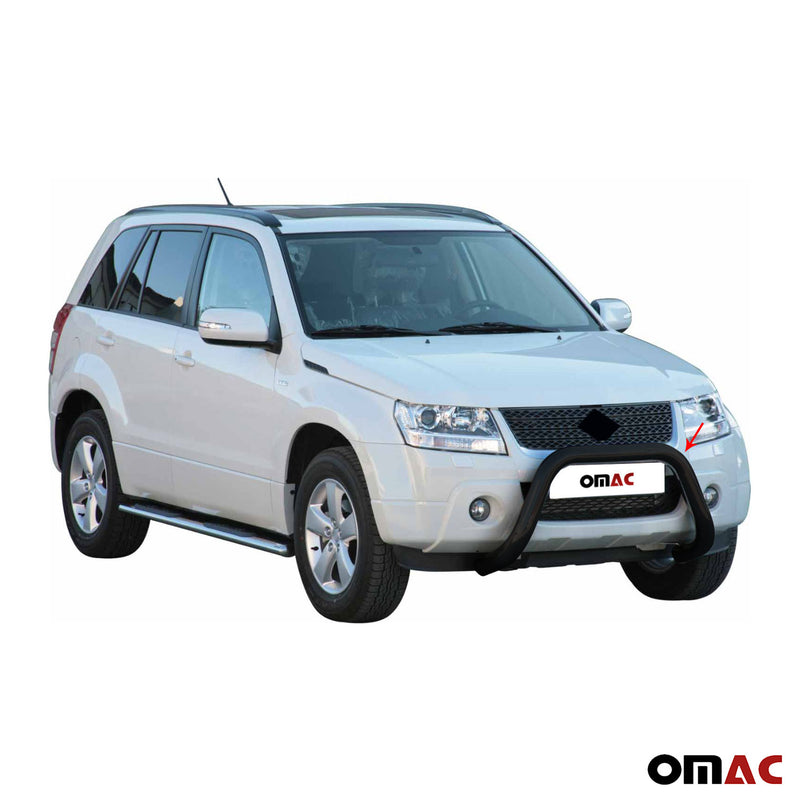 Protezione anteriore per Suzuki Grand Vitara 2009-2011 ø76 acciaio nero 