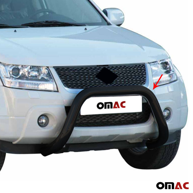 Protezione anteriore per Suzuki Grand Vitara 2009-2011 ø76 acciaio nero 