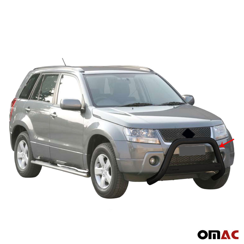 Protezione anteriore per Suzuki Grand Vitara 2005-2008 ø63 acciaio nero 