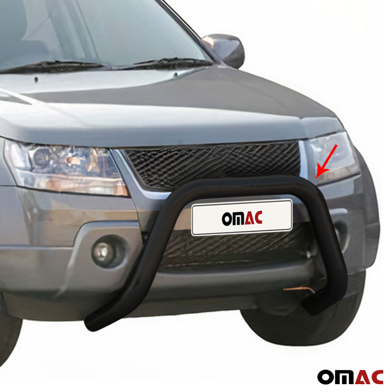 Protezione anteriore per Suzuki Grand Vitara 2005-2008 ø76 acciaio nero 