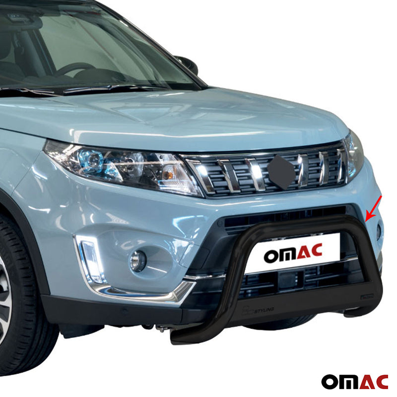 Barra di protezione anteriore per Suzuki Vitara 2019-2025 ø63mm acciaio nero 