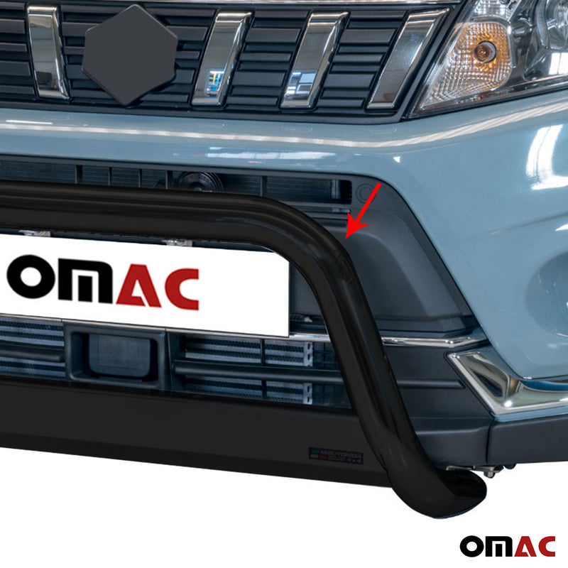 Barra di protezione anteriore per Suzuki Vitara 2019-2025 ø63mm acciaio nero 