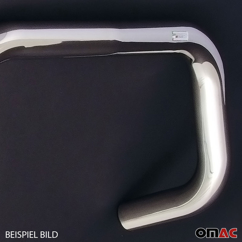 Protezione anteriore in acciaio inox per Suzuki Vitara 2015-2018 Grigio Ø 76 mm